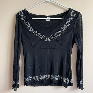 Double Layer A-Line Long Sleeve